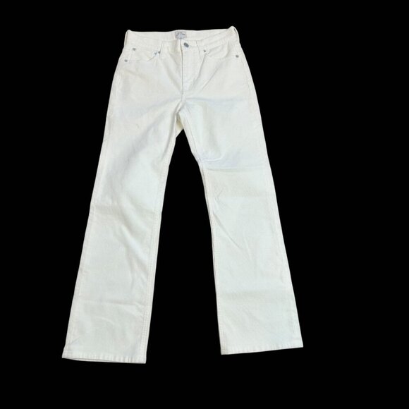 J. Crew Cream Ivory Stretch Corduroy Flare Jeans Size 24 - Picture 3 of 10